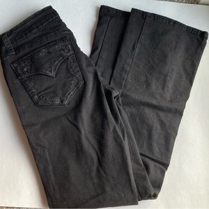 Shyanne boot cut black jeans like new